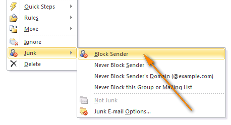 How To Block Unwanted Emails In Outlook